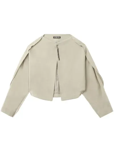 Hyein Seo Charm-detail Jacket In Neutrals