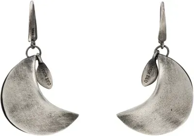 Hyein Seo Silver Crescent Earrings