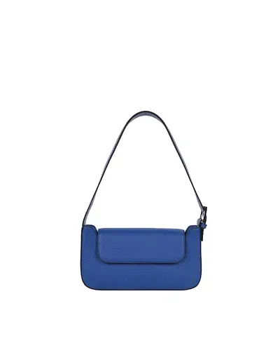 Hyer Goods Luxe Buckle Bag In Yves Blue