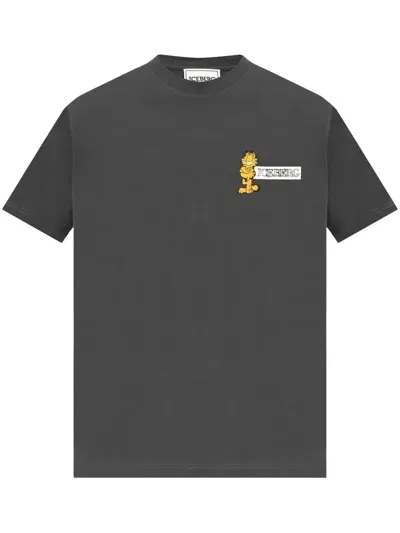 Iceberg Garfield Cotton T-shirt In 灰色