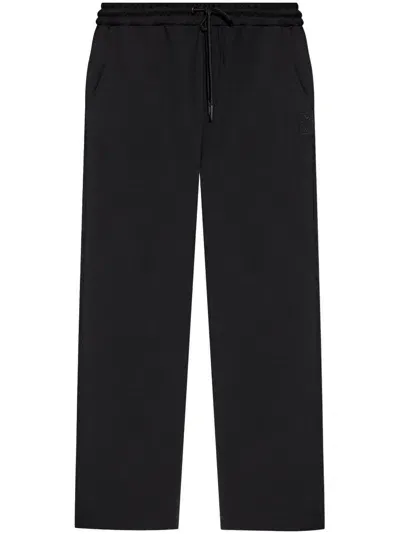 Iceberg Logo Patch Track Pants In Black