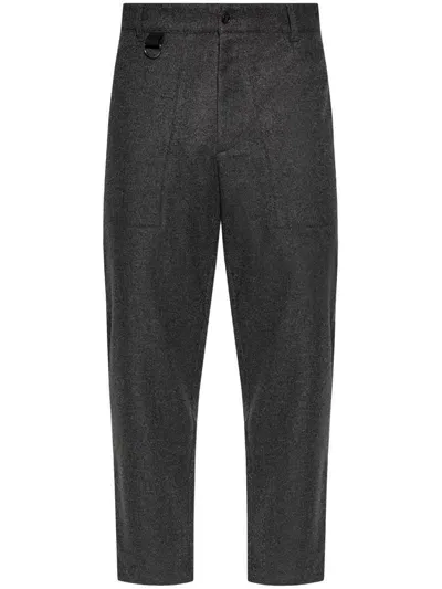 Iceberg Logo-patch Trousers In Grey