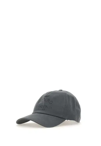 Iceberg Logo Printed Baseball Cap In Grey