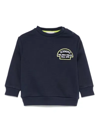 Iceberg Babies' Tom & Jerry Sweatshirt In Blue