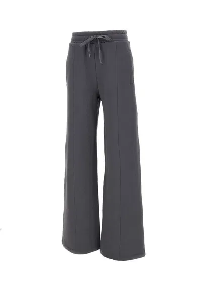 Iceberg Wide Leg Drawstring Sweatpants In Grey