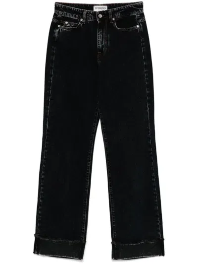 Iceberg Wide-leg Jeans In Blue