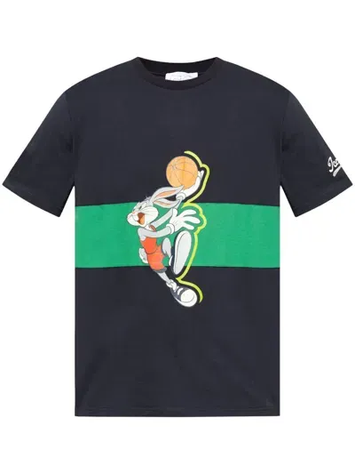 Iceberg X Looney Tunes Cotton T-shirt In Blue