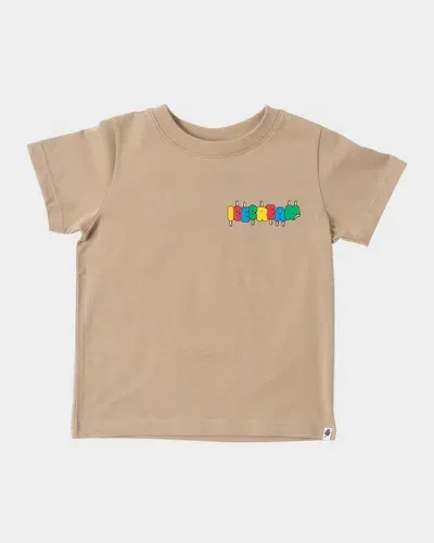 Icecream Kids' Boy's Dino Graphic Logo-print T-shirt In Twill