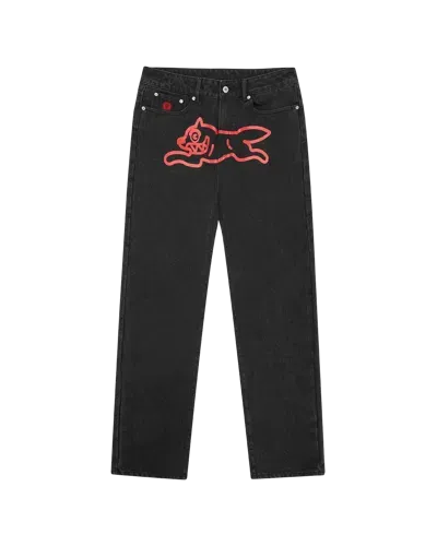 Icecream Europe Kids' Running Dog Denim Pant In Black