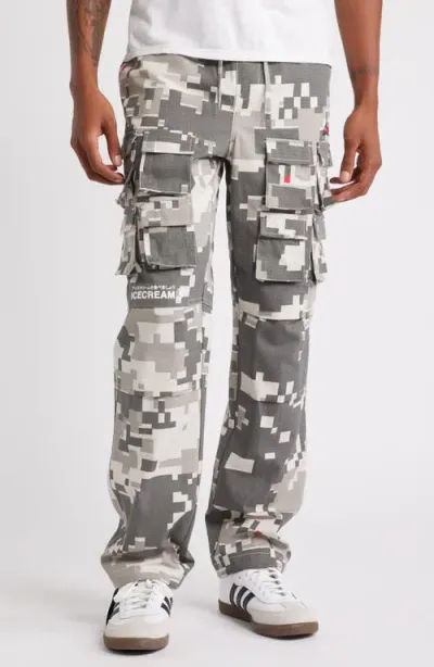 Icecream Hollow Ripstop Cargo Pants In Wind Chime