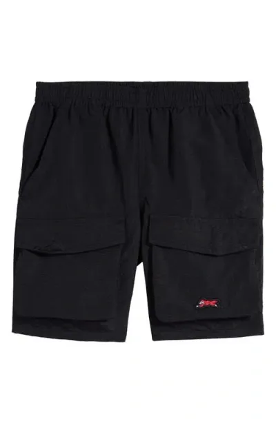 Icecream Kids' Game Over Pull-on Cargo Shorts In Black