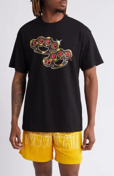 Icecream Punchies Graphic T-shirt In Black