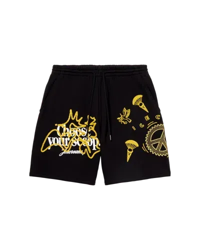 Icecream Kids' Scoop Sweatshorts In Black