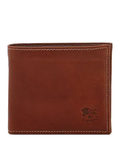 Il Bisonte Feniglia Classic Bi Fold Wallet In Seppia