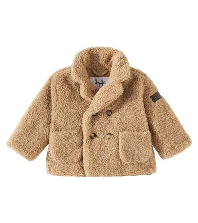 Il Gufo Baby Faux Fur Coat In Beige