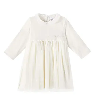 Il Gufo Baby Tulle Dress In Flour