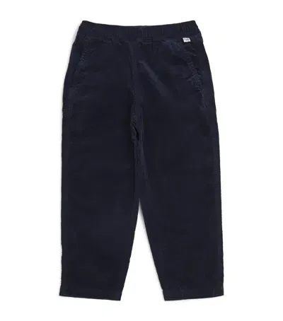 Il Gufo Kids' Corduroy Trousers In Blue