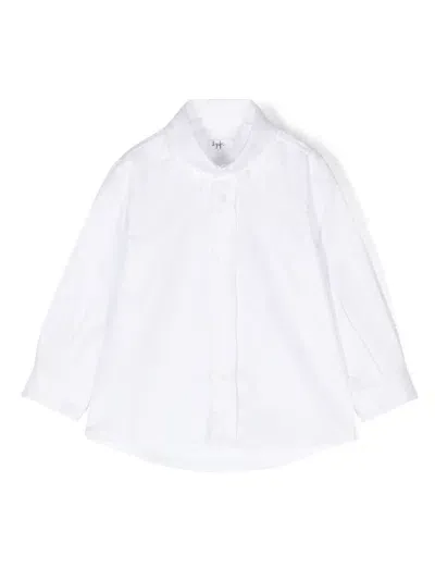 Il Gufo Babies' Cotton Shirt In 白色