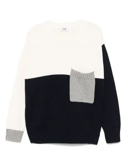 Il Gufo Kids' Cotton Sweater In White