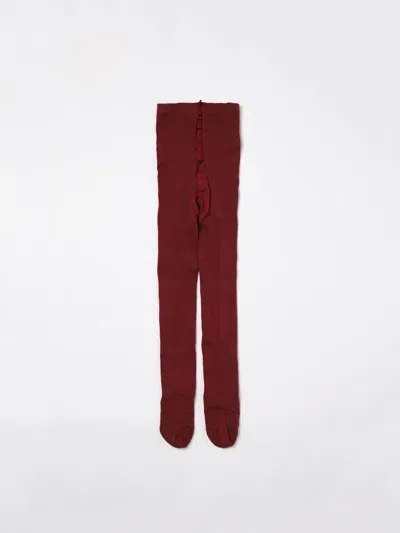 Il Gufo Girls' Socks  Kids Color Burgundy In Burgunderrot