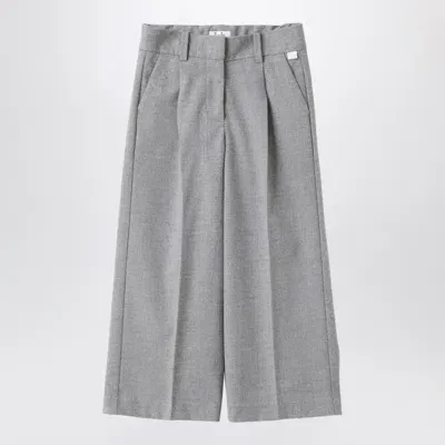 Il Gufo Kids' Grey Palace Pant With Darts