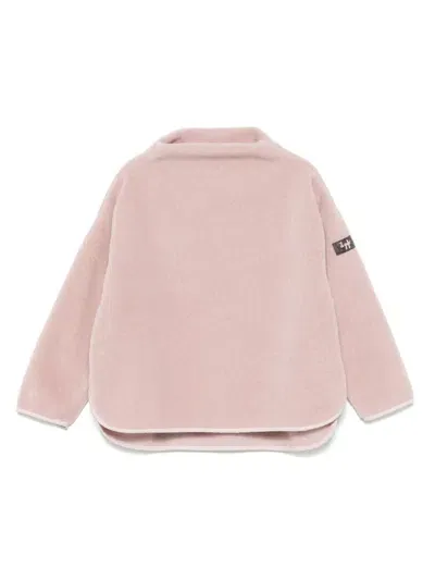 Il Gufo High-neck Fleece Sweatshirt In 粉色