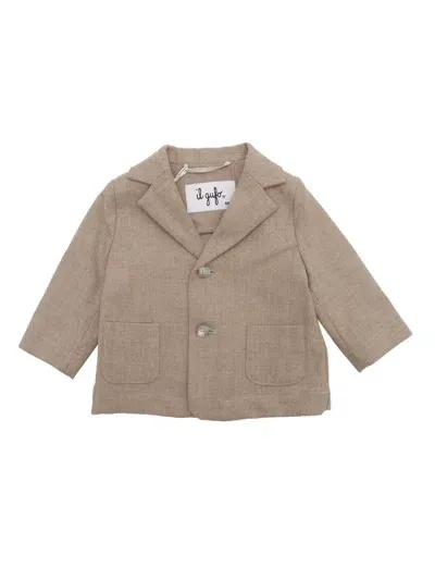 Il Gufo Kids' Jacket In Brown