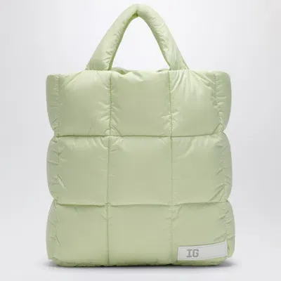 Il Gufo Kids' Lime Yellow Bag In Microfibre Nylon In Green