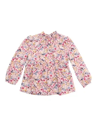 Il Gufo Kids' Long Sleeved Shirt In Pink