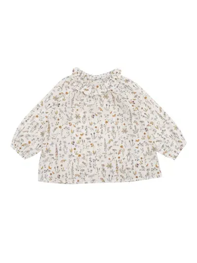 Il Gufo Kids' Long Sleeved Shirt In White