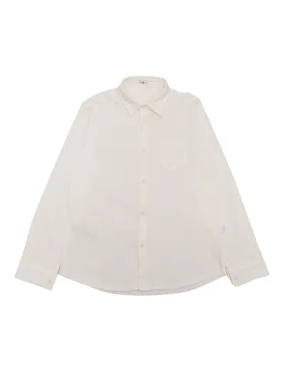 Il Gufo Kids' Long Sleeved Shirt In White