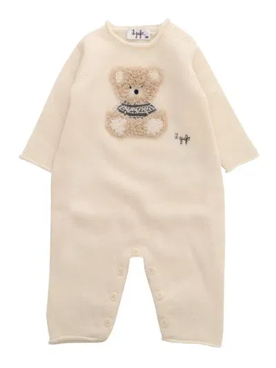 Il Gufo Onesie In White