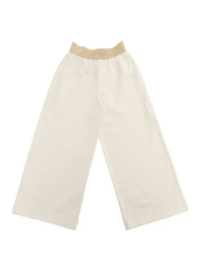 Il Gufo Kids' Pants In White