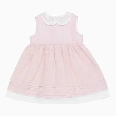 Il Gufo Pink Sleeveless Cotton Dress