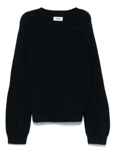 Il Gufo Kids' Ribbed-knit Sweater In Blue