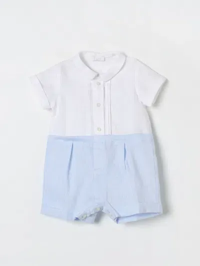 Il Gufo Babies' Romper  Kids Color Gnawed Blue