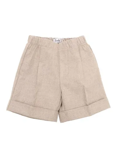 Il Gufo Kids' Shorts In Brown