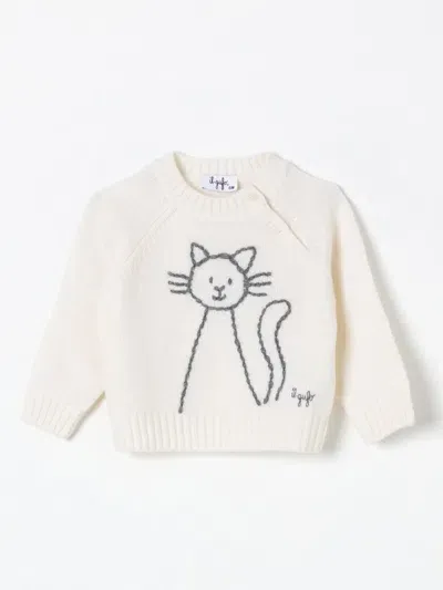 Il Gufo Babies' Sweater  Kids Color Milk In Milch