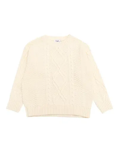 Il Gufo Kids' Sweater In White