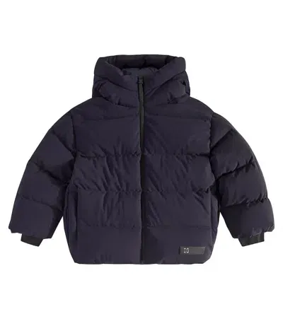 Il Gufo Kids' Technical Down Jacket In Blue