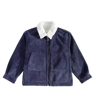 Il Gufo Kids' Technical Jacket In Blue