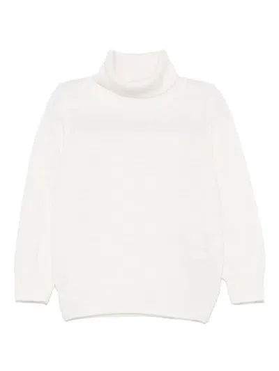 Il Gufo Kids' Virgin Wool Sweater In White