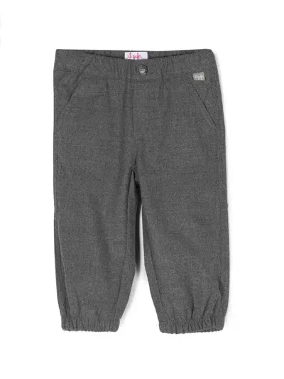 Il Gufo Pantaloni Con Applicazione In Grigio