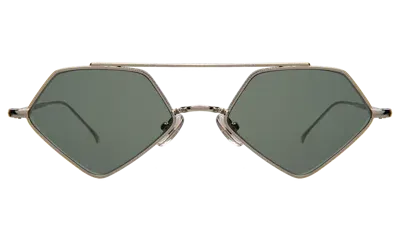 Illesteva Bayley Sunglasses In Green