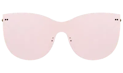 Illesteva Boca Mask Sunglasses In Pink