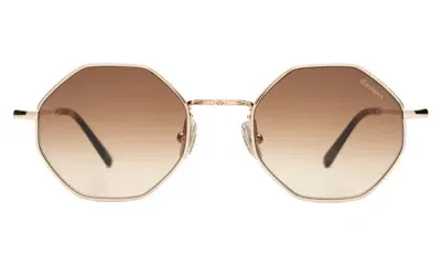 Illesteva Broome Sunglasses In Gold