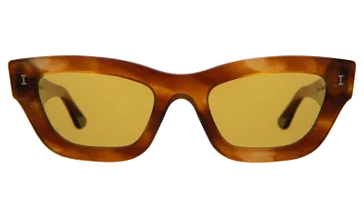 Illesteva Donna Sunglasses In Brown