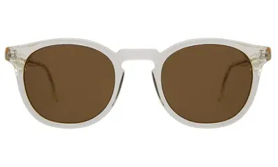 Illesteva Eldridge 48 Light Sunglasses In White