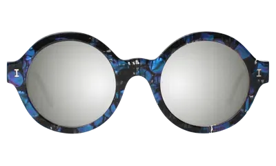 Illesteva Frieda Eco Sunglasses In Blue