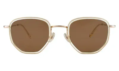 Illesteva Hunter Ace Sunglasses In Brown